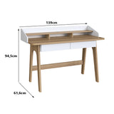 Escrivaninha Desk 27999 Flexus - Artesano - 94,5AX139LX61,6P